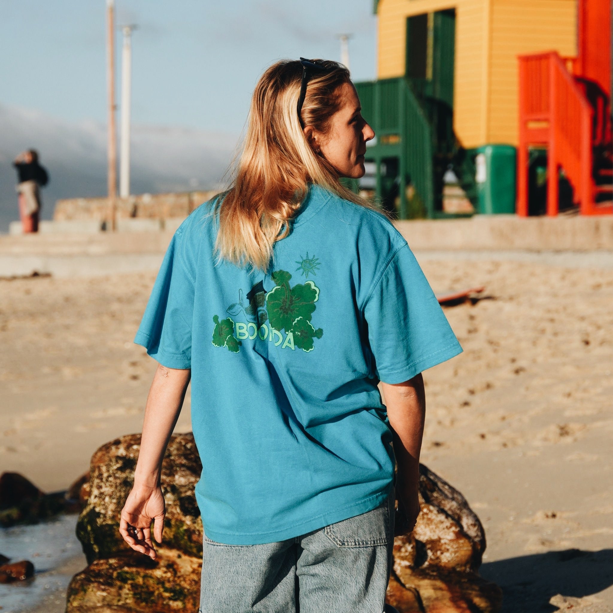 Whale Tee - Electric Blue