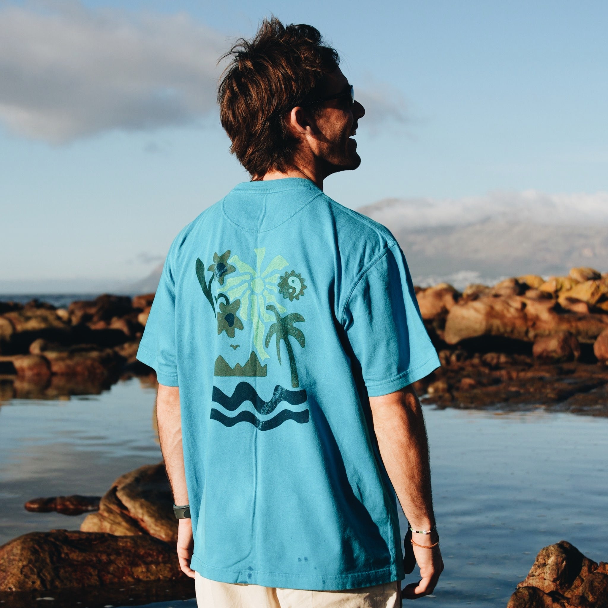 Sunshine Tee - Electric Blue
