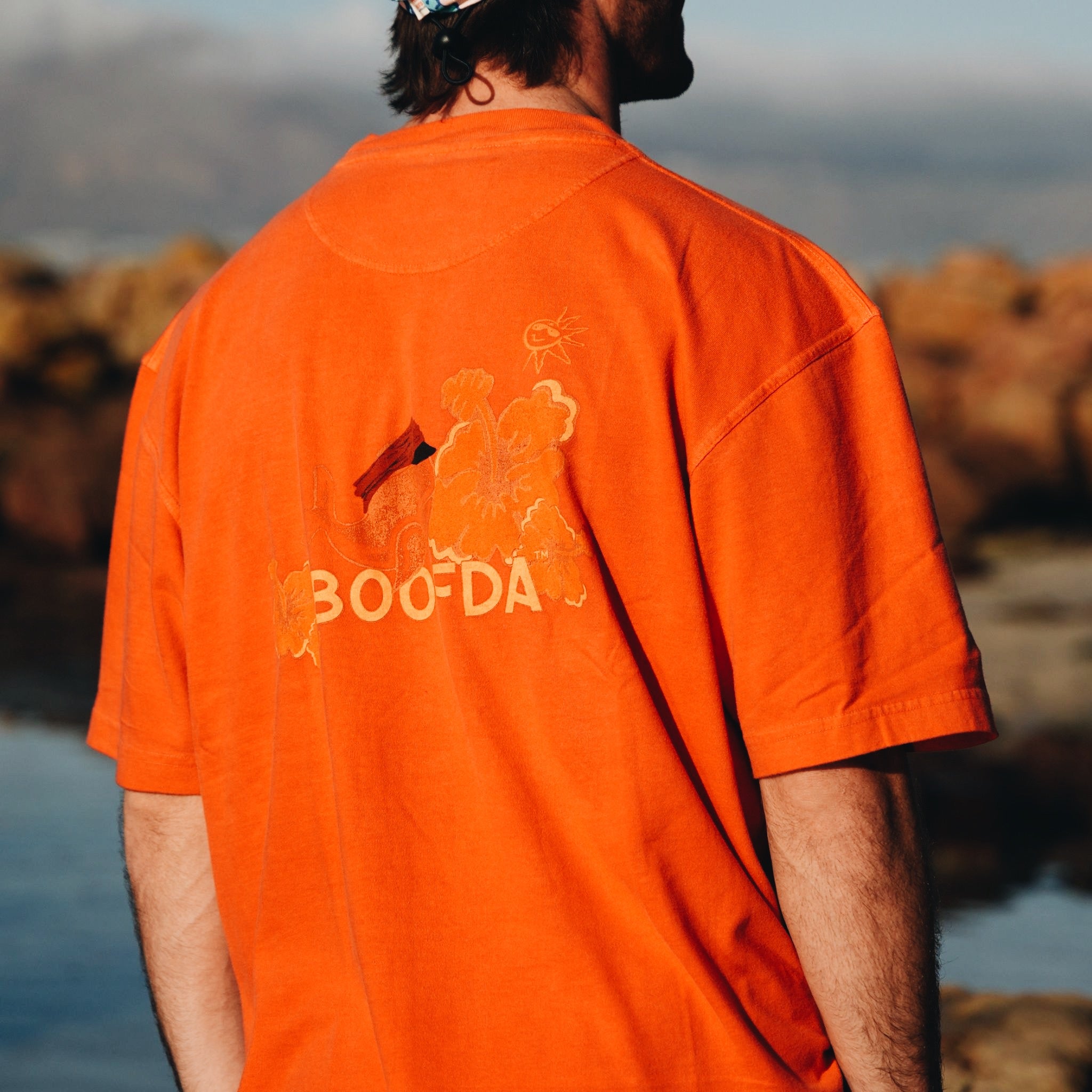 Whale Tee - Grapefruit
