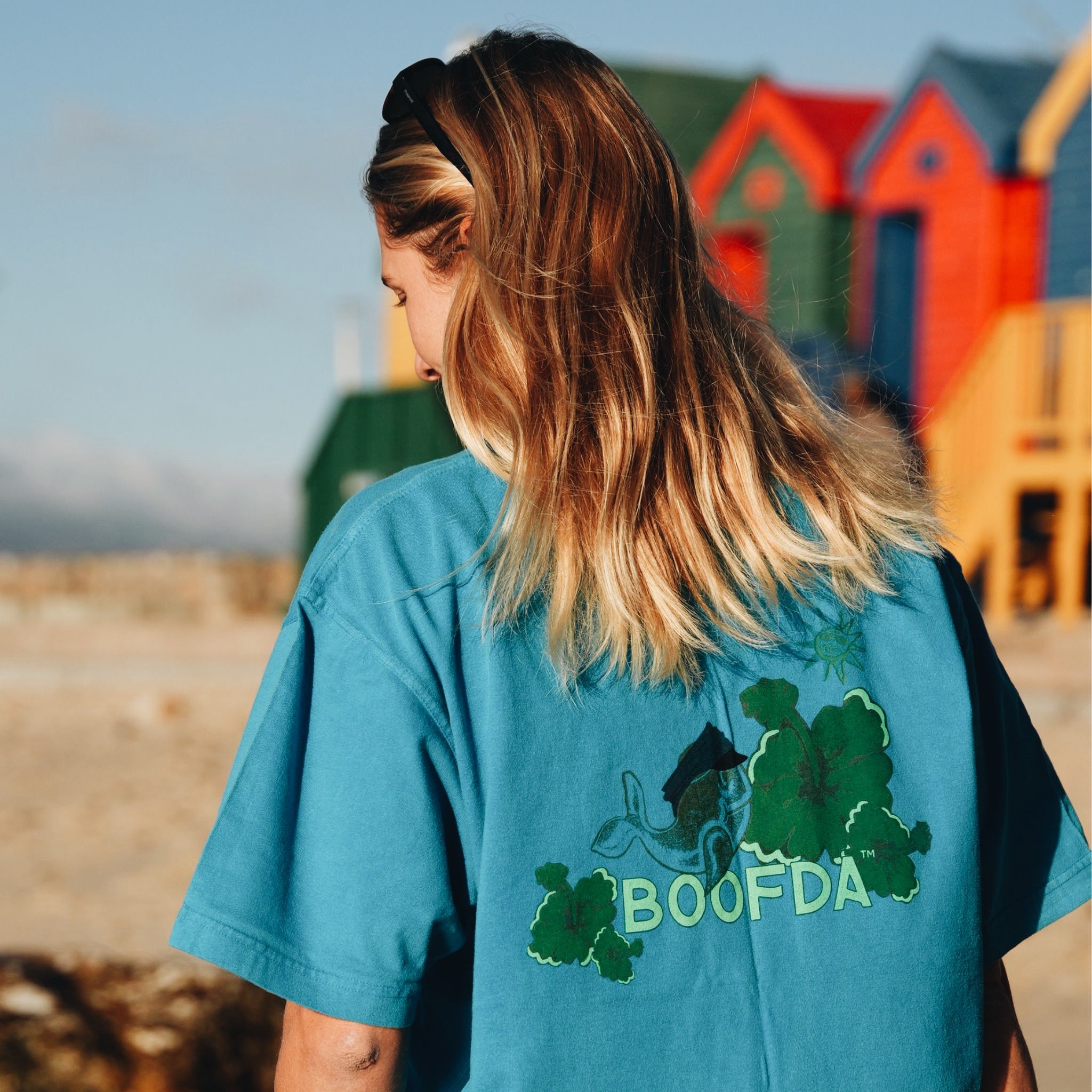 Whale Tee - Electric Blue
