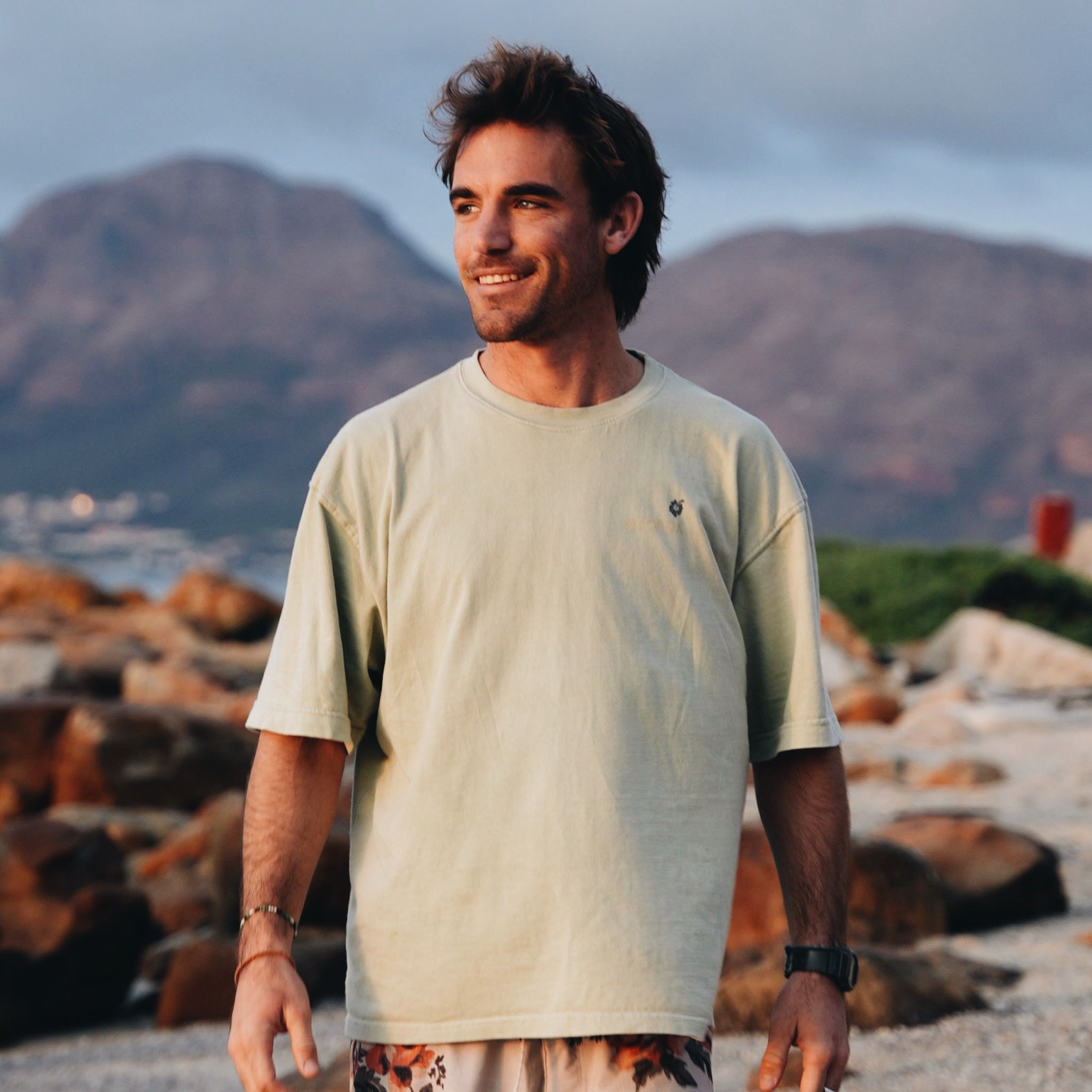 Hibiscus Tee - Pistachio