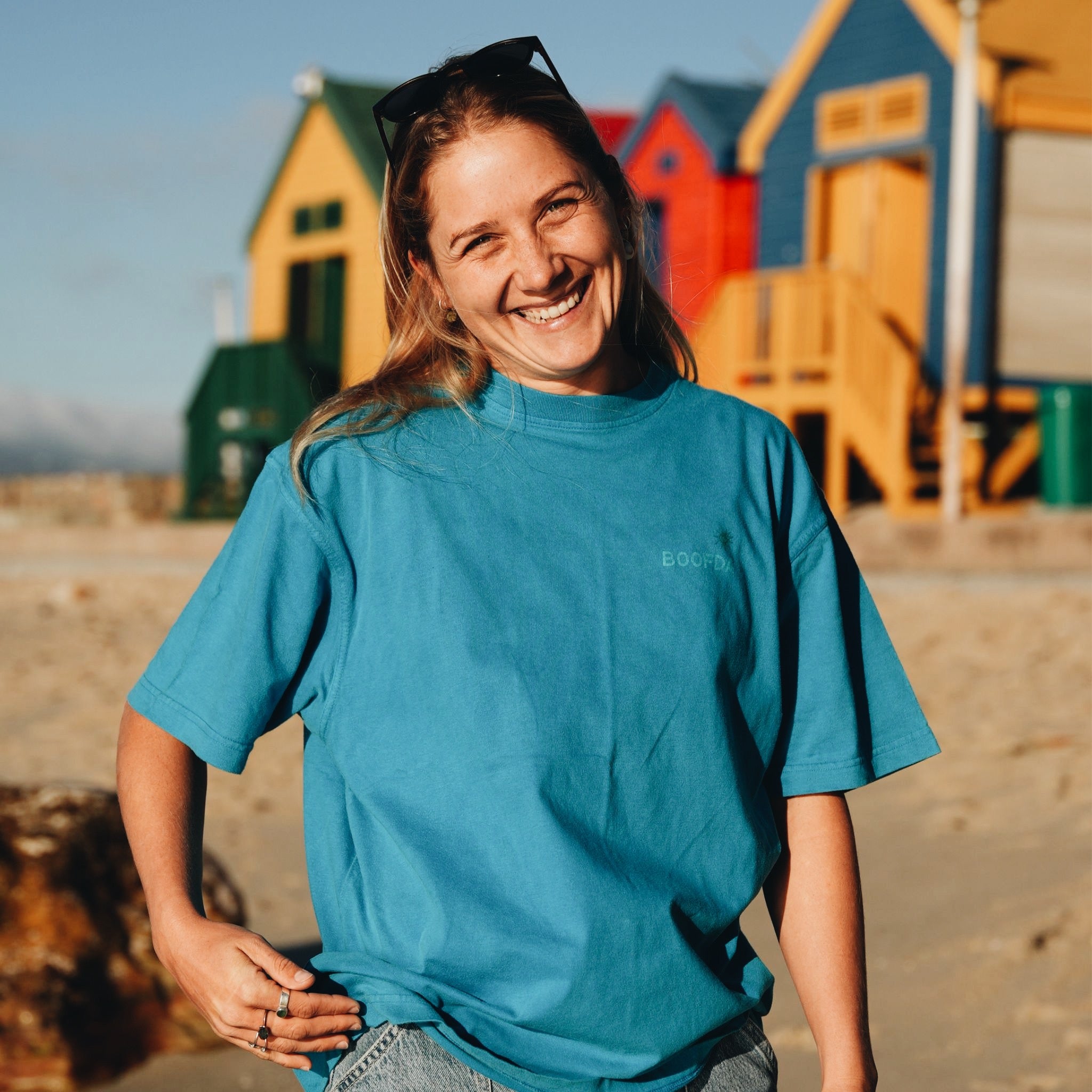 Whale Tee - Electric Blue