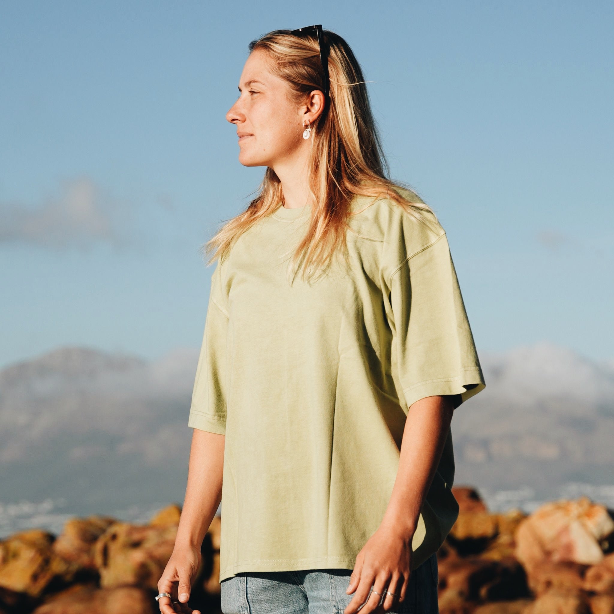 Sunshine Tee - Pistachio