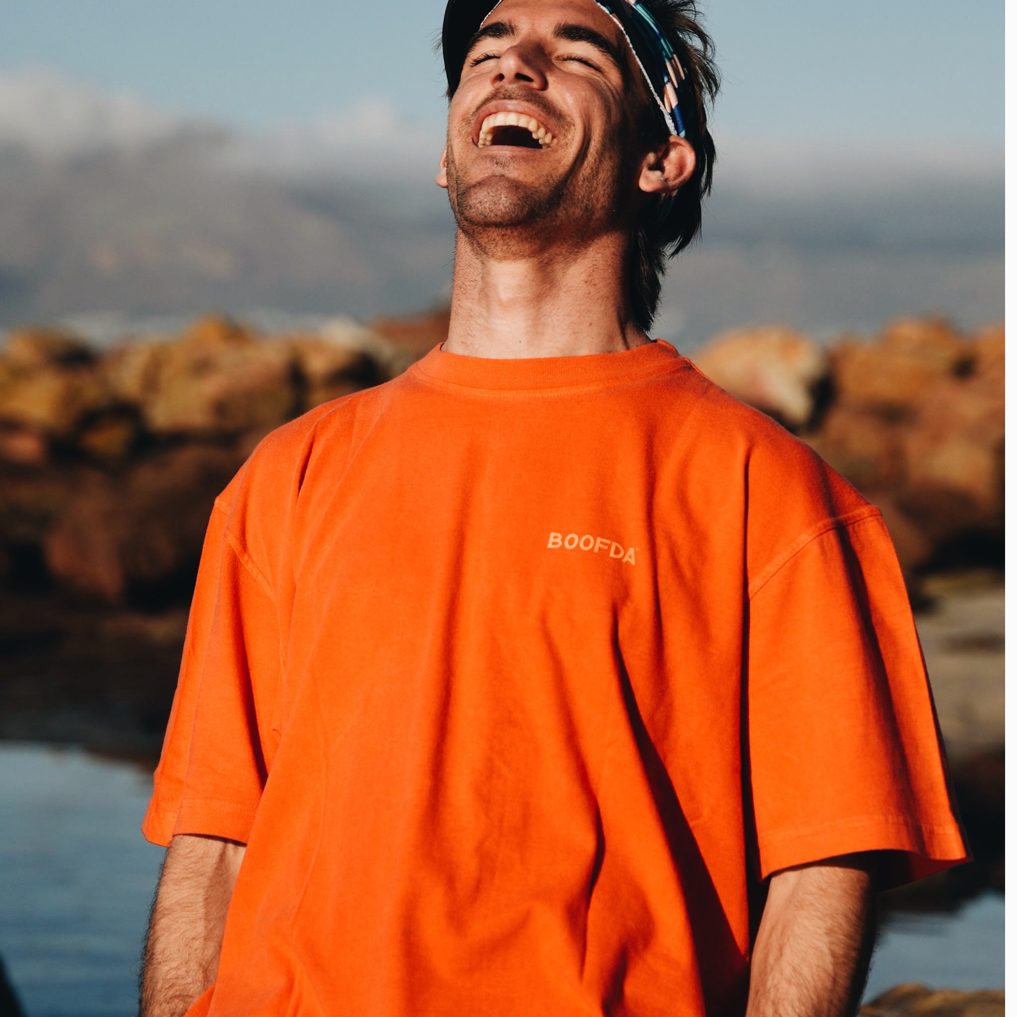 Whale Tee - Grapefruit