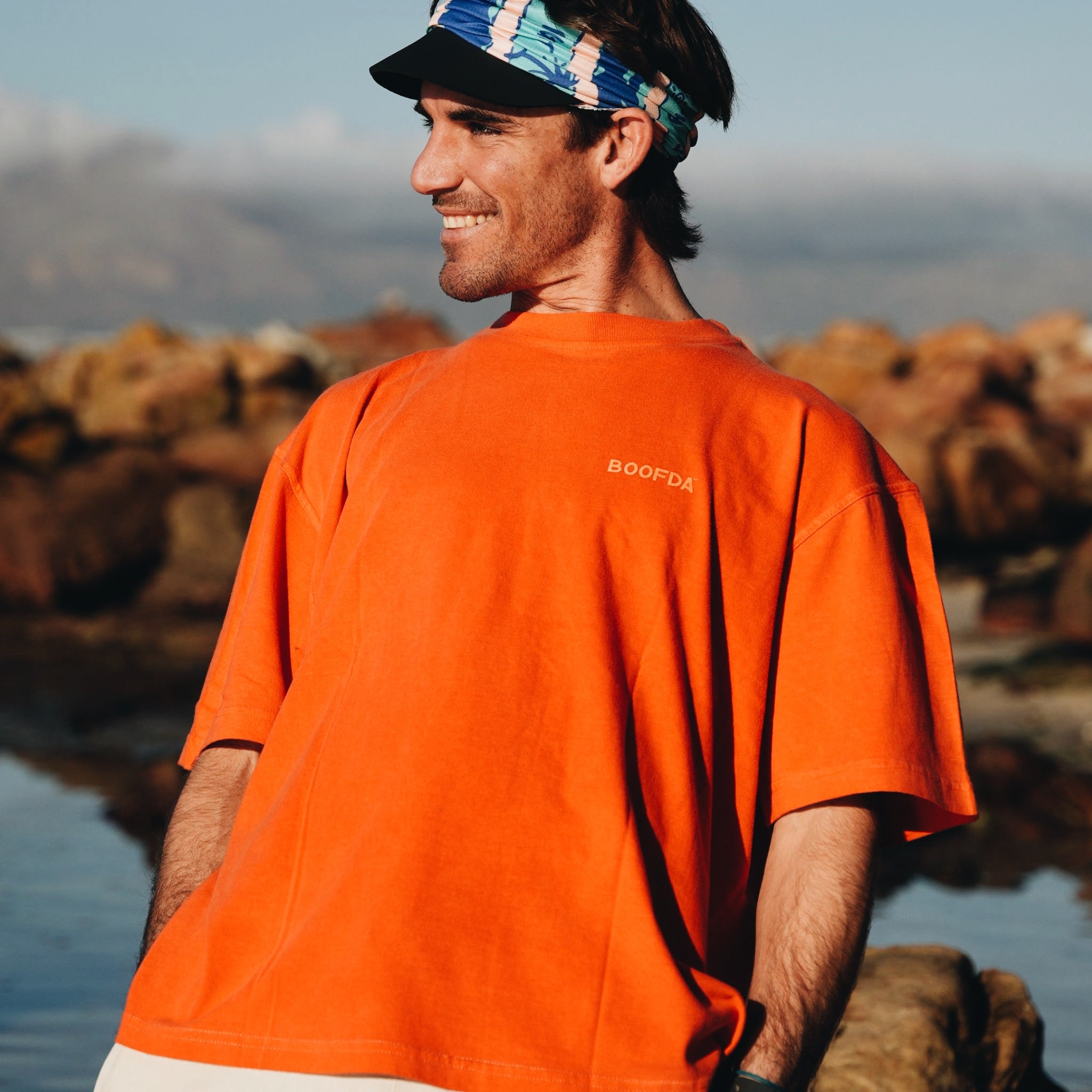 Whale Tee - Grapefruit