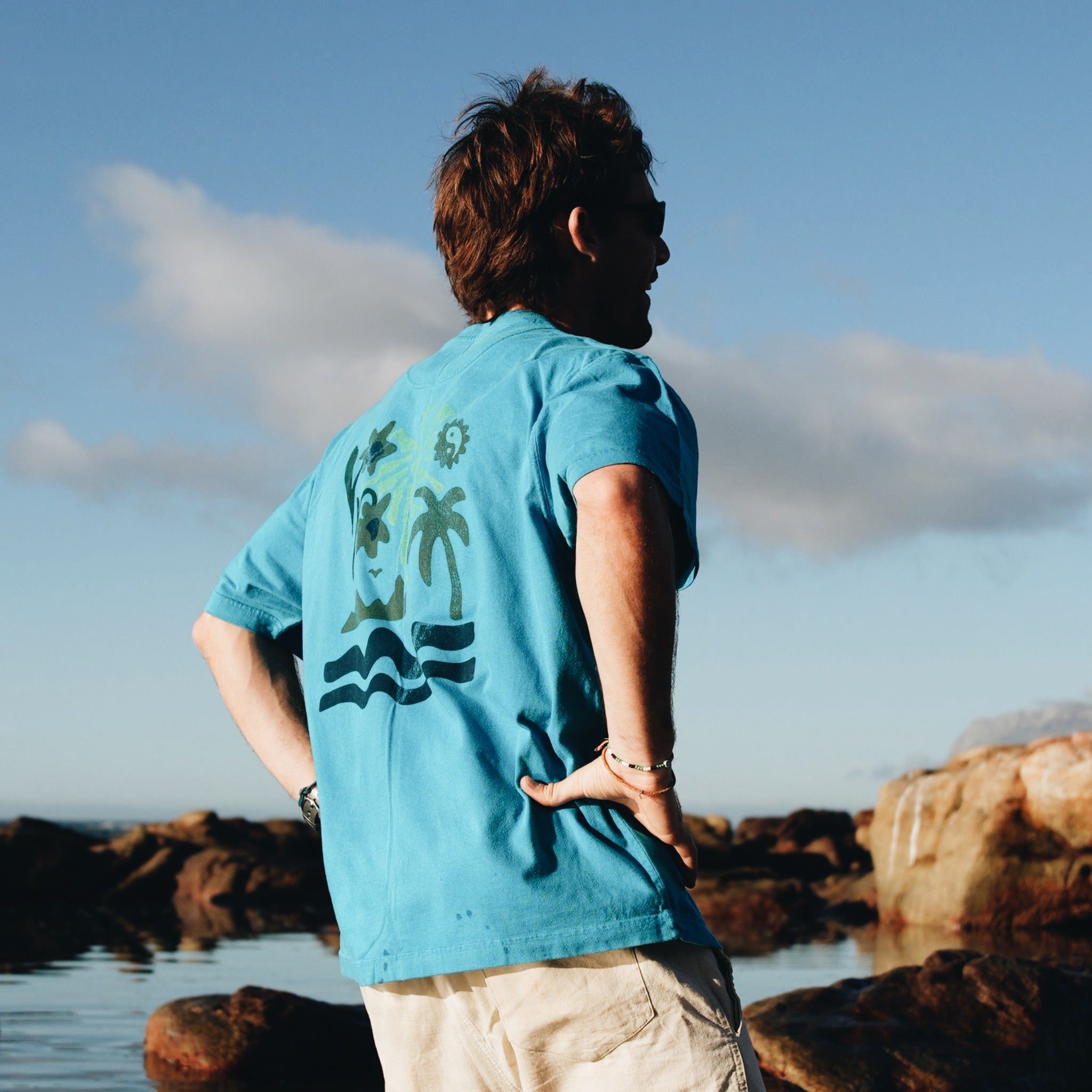 Sunshine Tee - Electric Blue